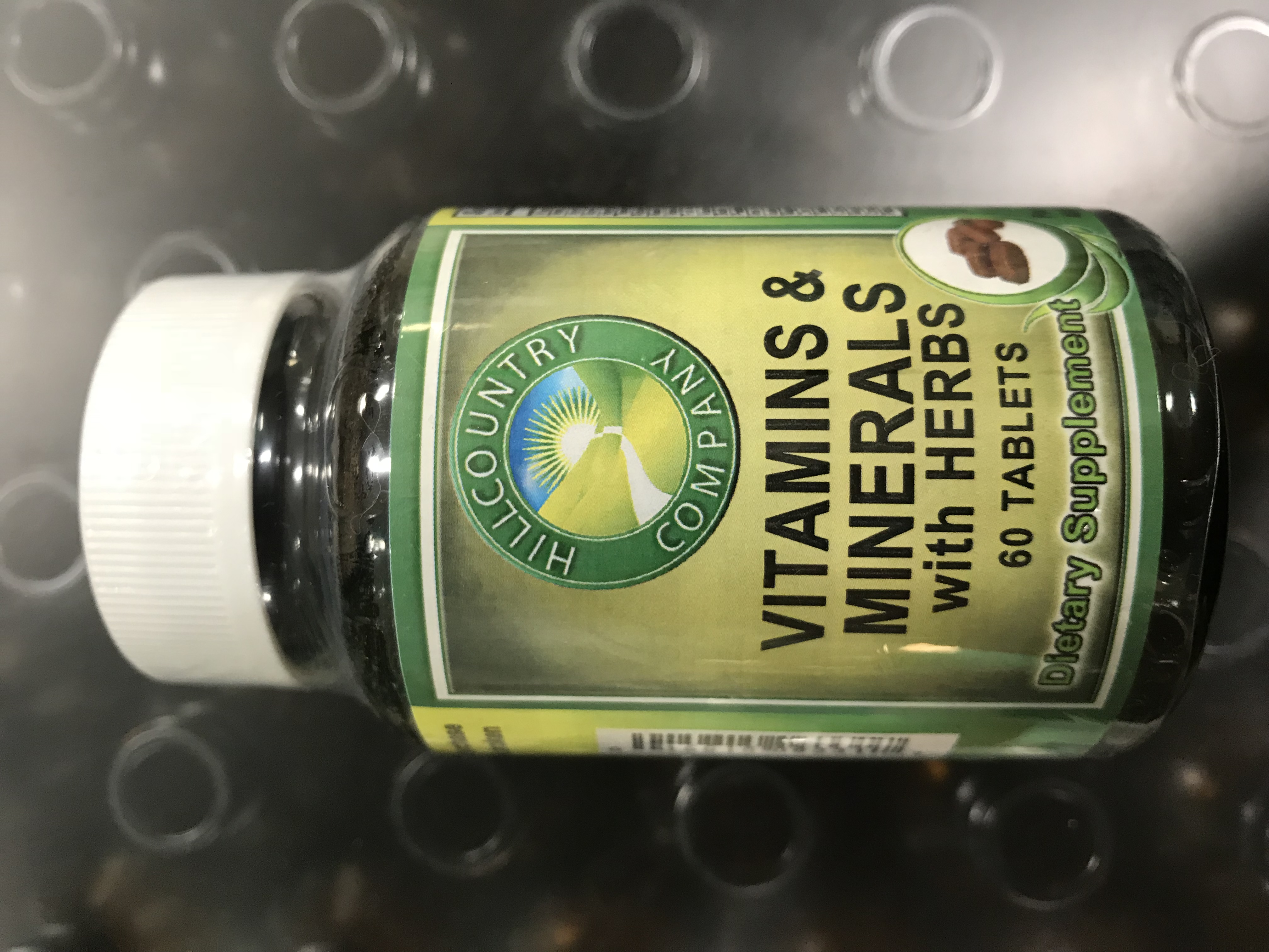 VITAMINS MINERALS HERBS 60 TABLETS. | Hill Country Co