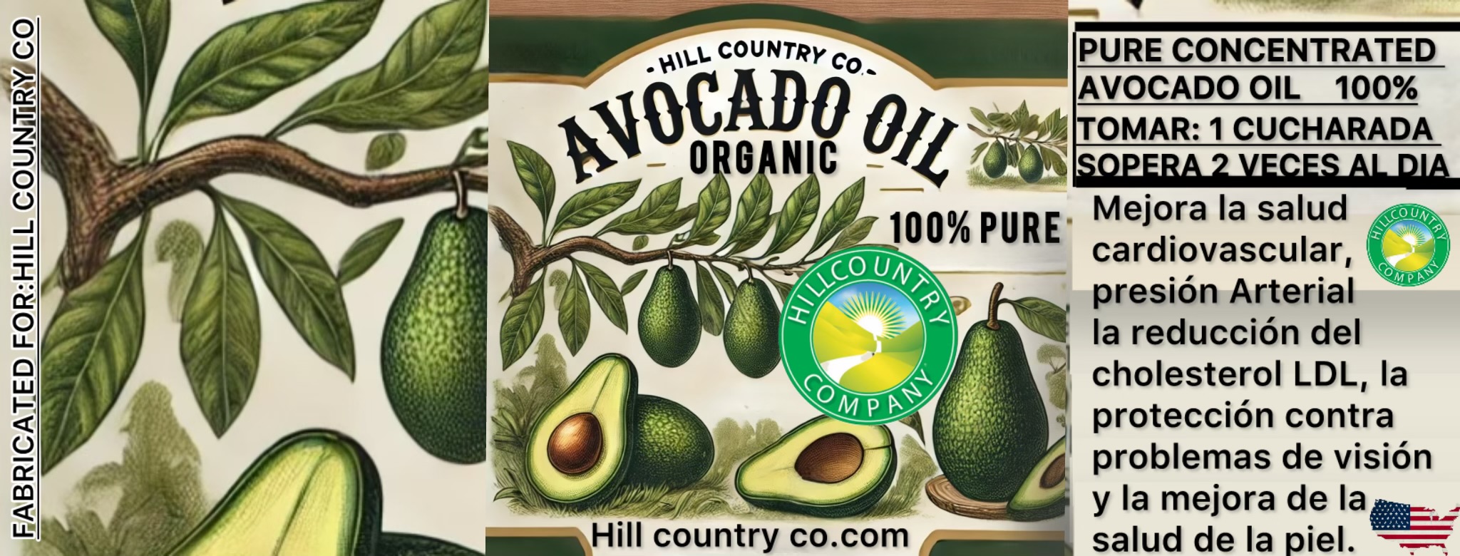 AVOCADO OIL (Aceite de aguacate ) 16 oz