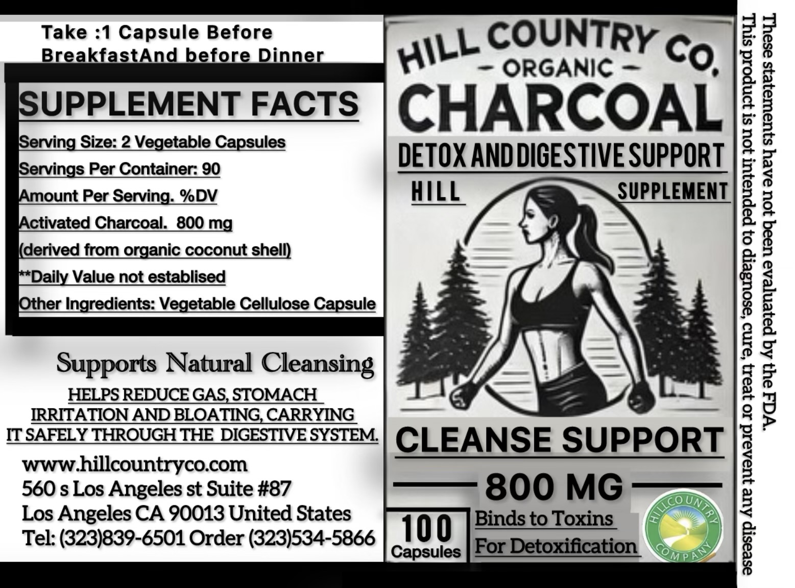 CHARCOAL DETOX ( Carbon Activado Desintoxicación)